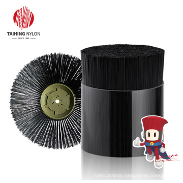 Nylon PA66 plastic broom road sweeper brushes filament